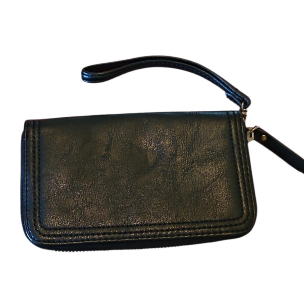 Universal Thread Black Zip-Around Wallet - Picture 2 of 6